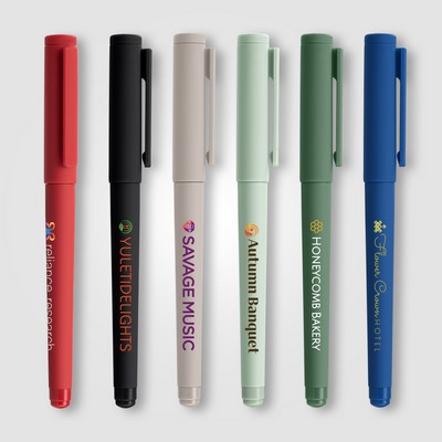 Aeris Recycled Plastic Monochrome Gel Pen - Full-Color Inkjet